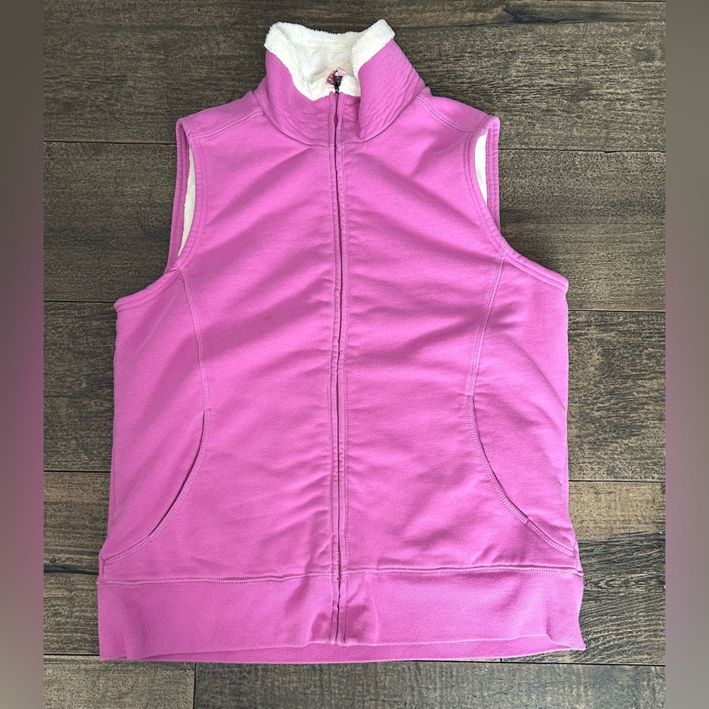 Women’s‎ L.L. Bean Pink Sleeveless Vest medium